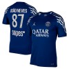 Paris Saint-Germain Joao Neves 87 Fjerde 2024-25 - Herre Fotballdrakt